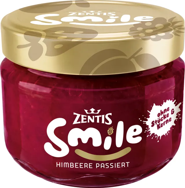 zentis-smile-fruchtaufstrich-himbeere-fein-passiert-230-g image 1