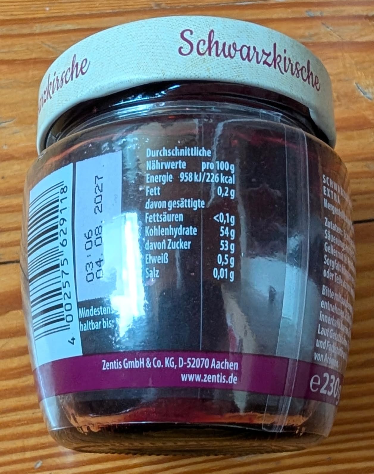 Gut, aber süßer als gedacht