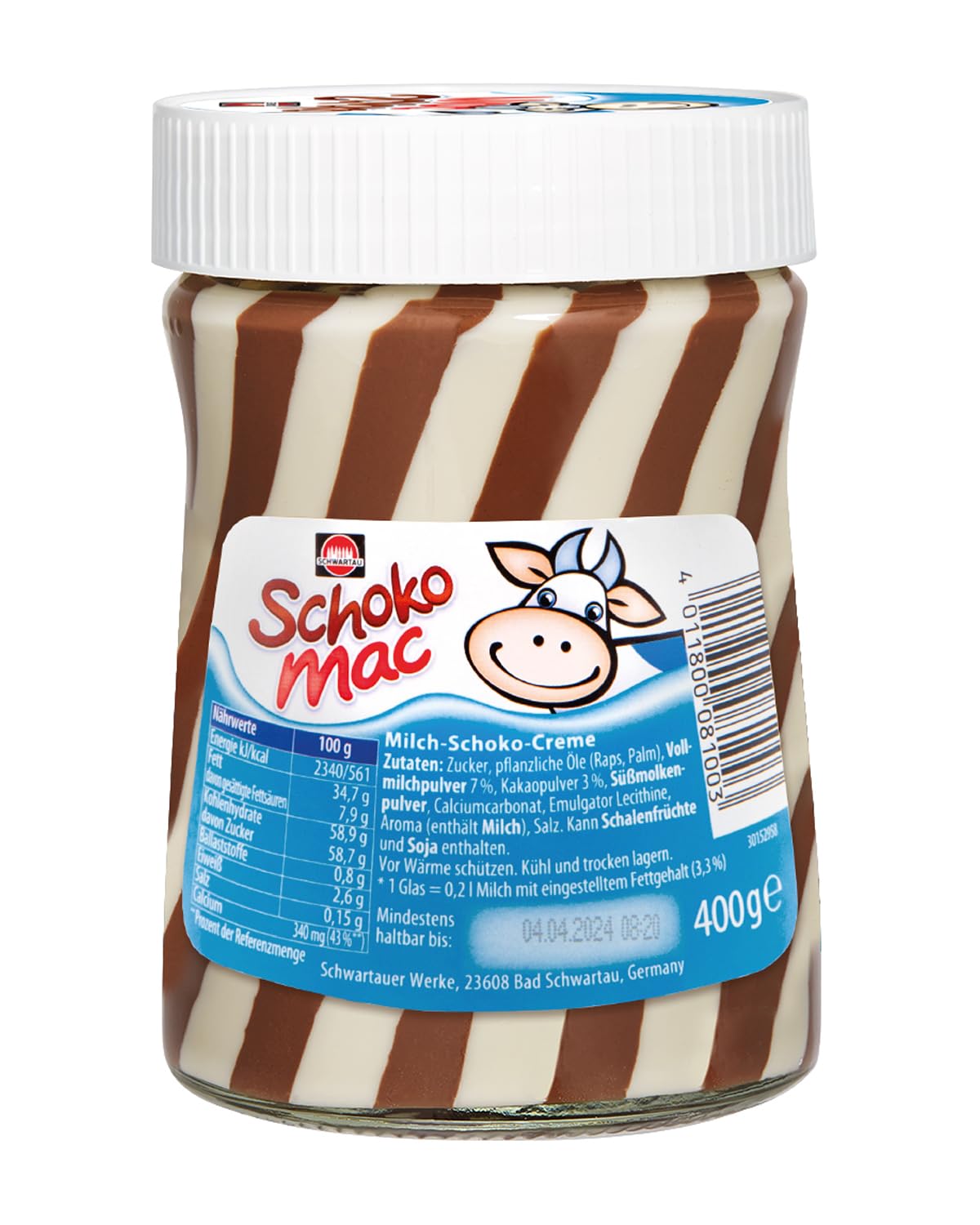 schwartau-schokomac-schoko-milch-aufstrich-400-g image 3
