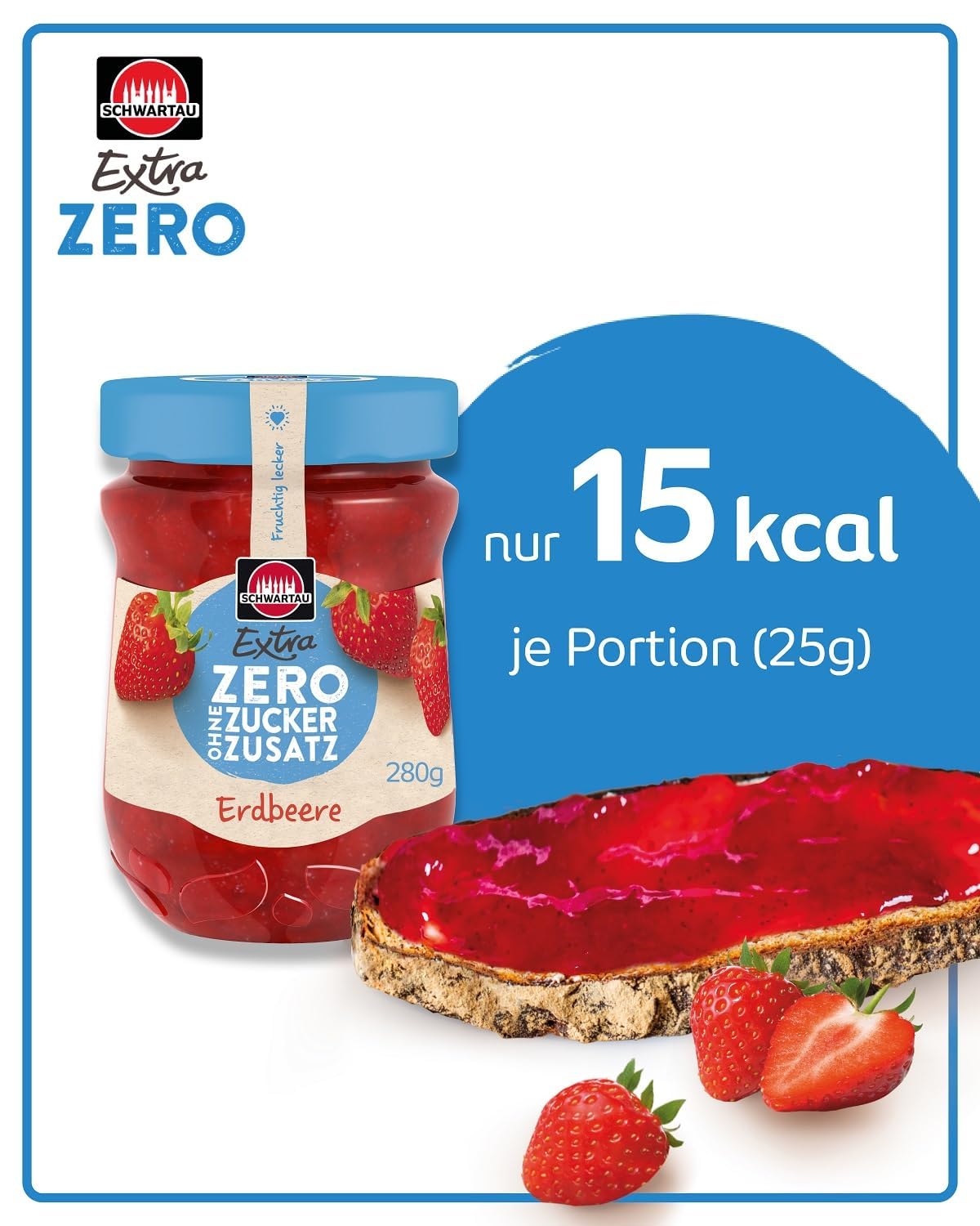 schwartau-extra-zero-erdbeere-konfit-re-ohne-zuckerzusatz-280-g image 3