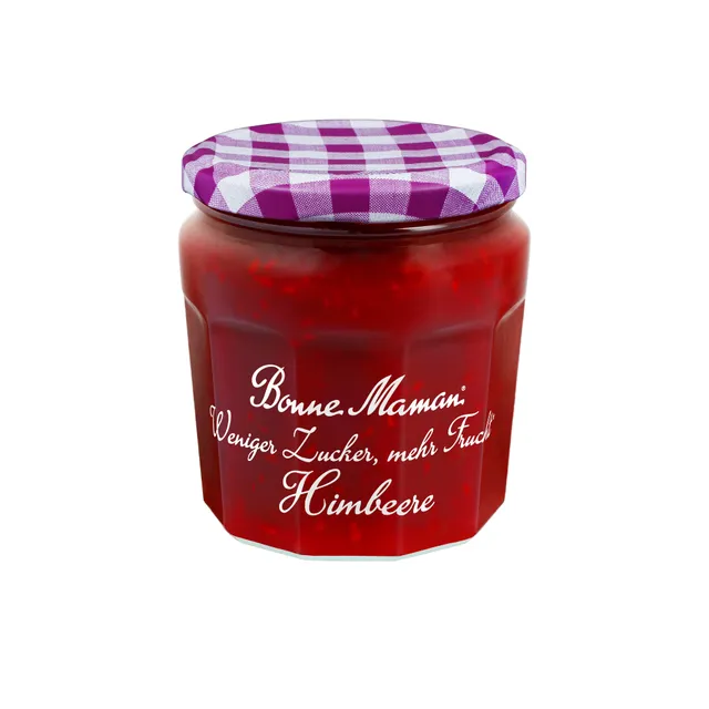 bonne-maman-himbeere-weniger-zucker-mehr-frucht-fruchtaufstrich-335g image 1