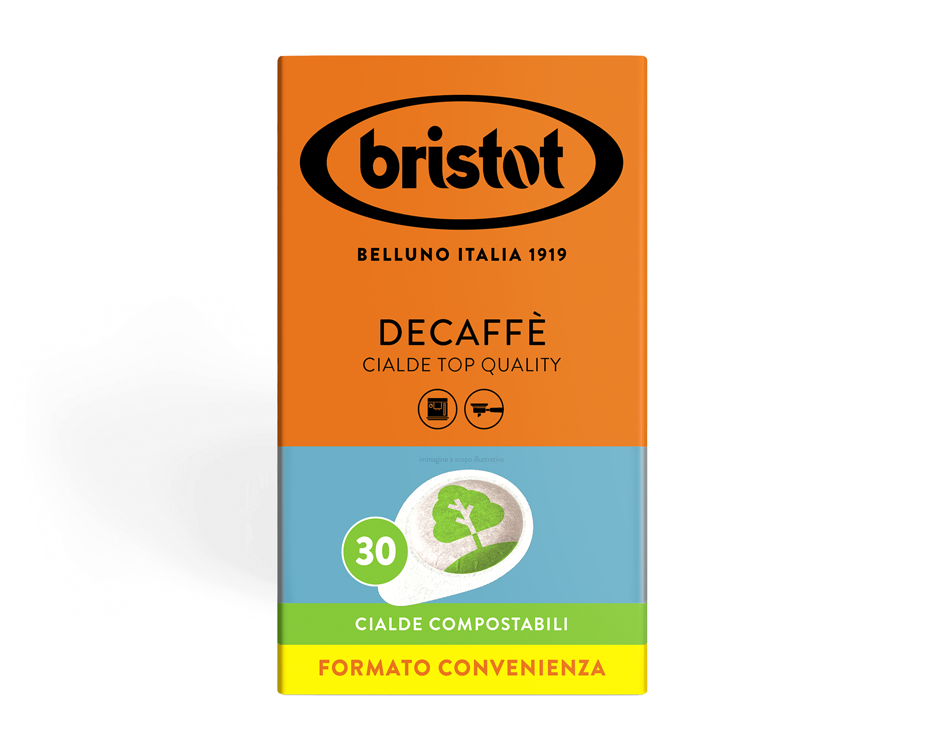 bristot-decaff-kaffeepads-entkoffeiniert image 1