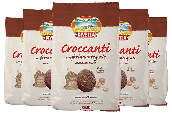 divella-biscotti-croccanti-integrali-con-cacao-e-nocciole-vollkornkekse-kakao-ha image 1