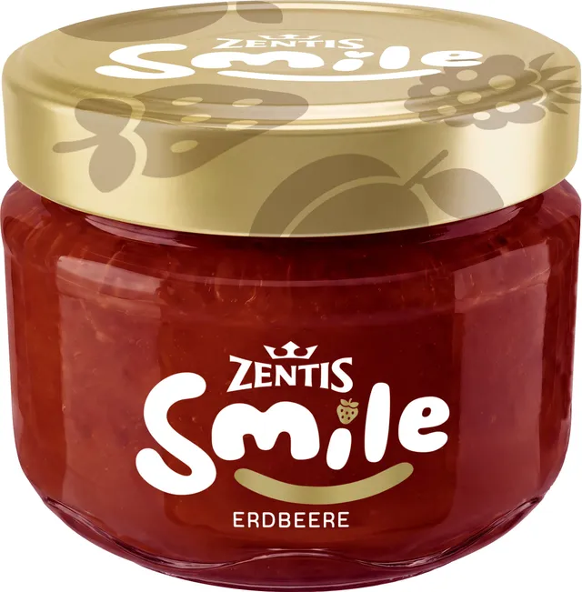 zentis-smile-fruchtaufstrich-erdbeere-230-g-mit-fruchtst-cken image 1