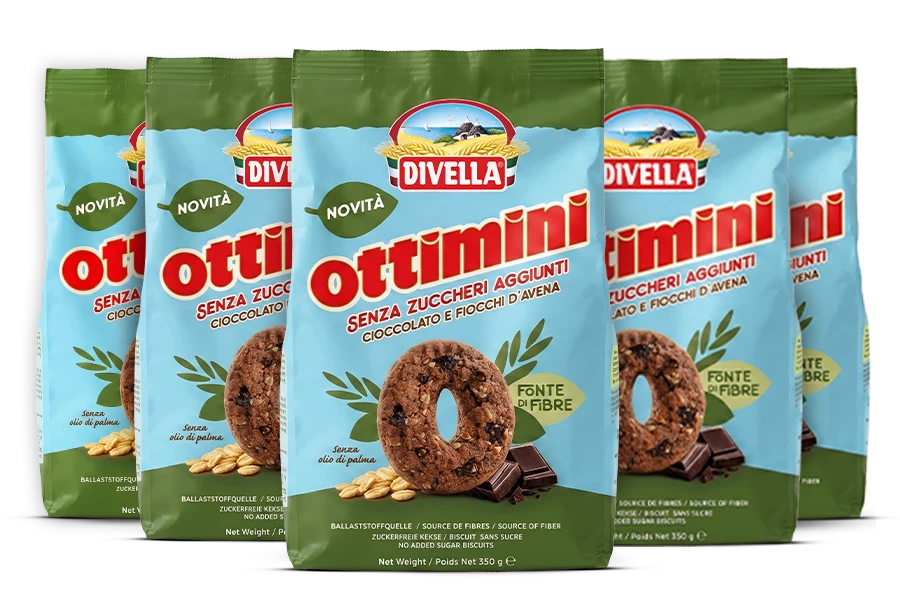 divella-ottimini-schokolade-und-haferflocken-ohne-zuckerzusatz-kekse image 1