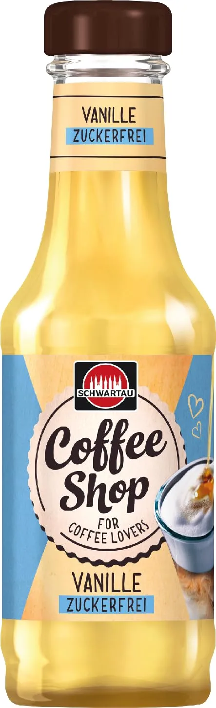 schwartau-coffee-shop-vanille-sirup-zuckerfrei-200-ml image 1