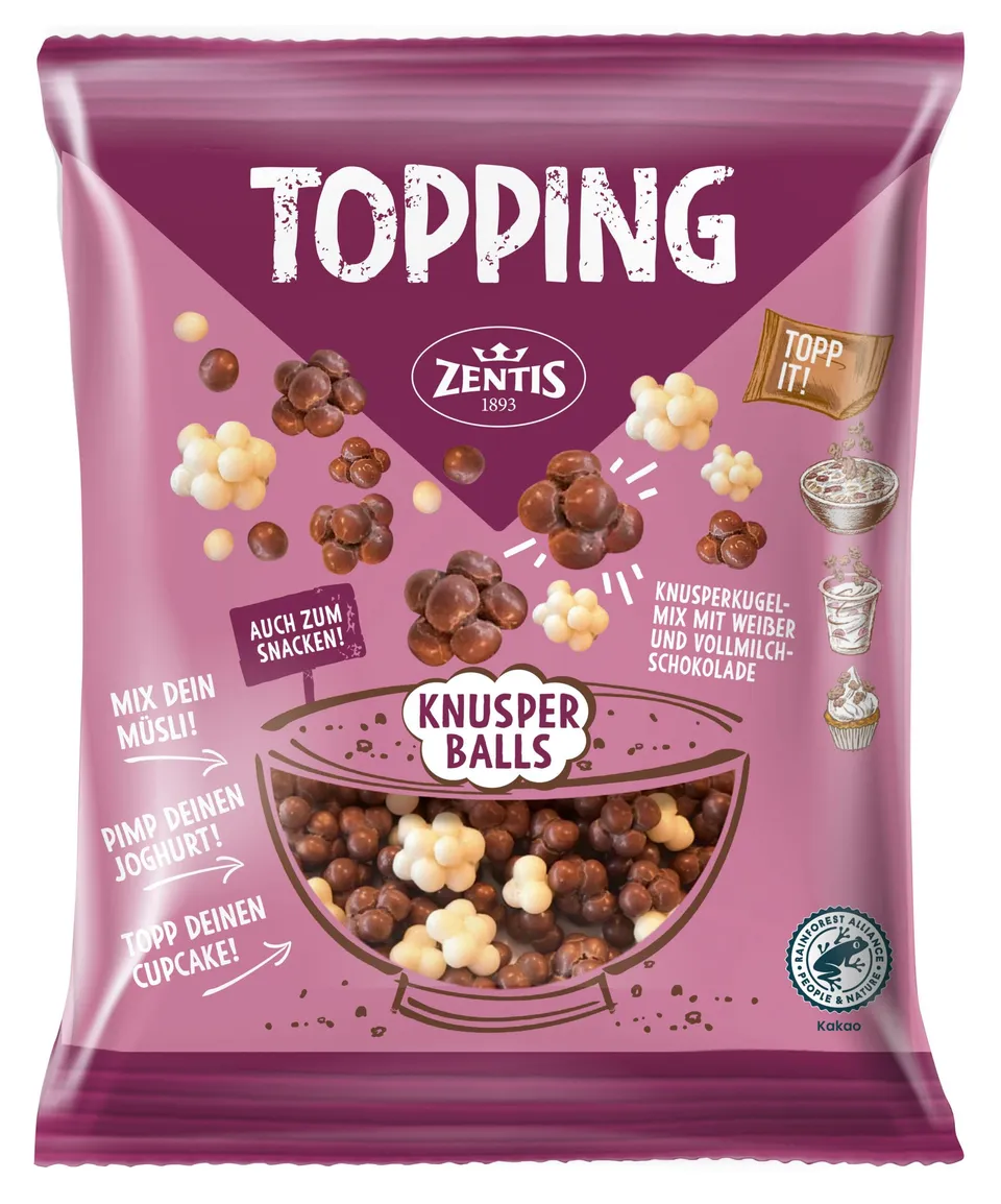 zentis-topping-knusper-balls-wei-e-vollmilchschokolade-100-g image 1