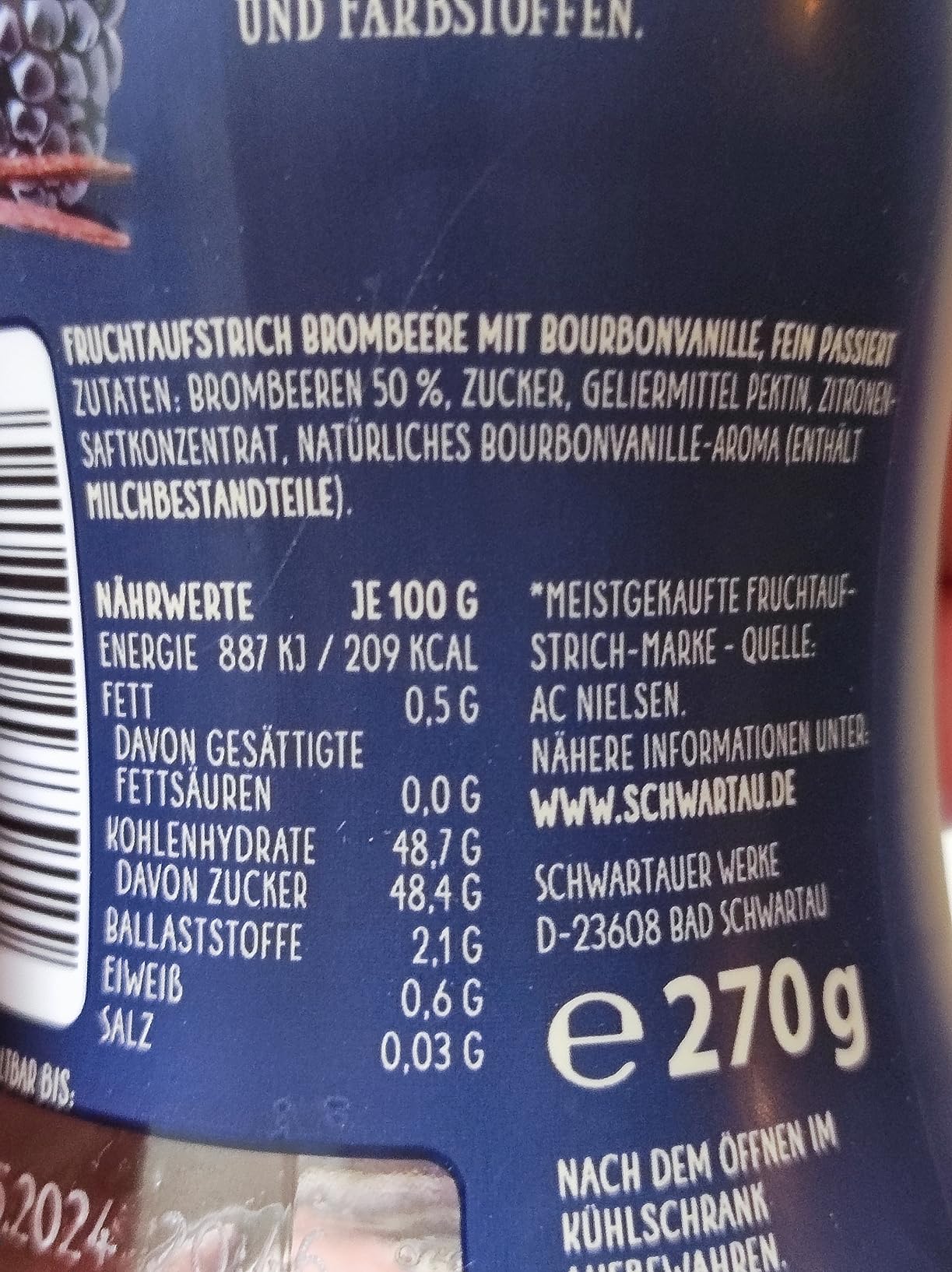 Lecker, Vanille kaum da