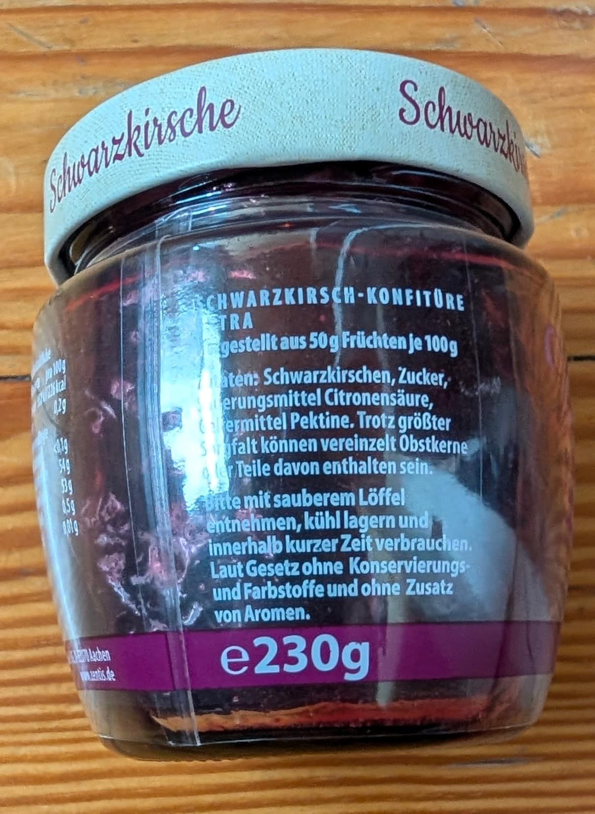 Schmeckt wie Kirschkompott