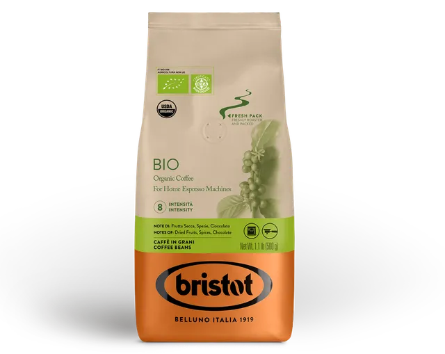 bristot-bio-organic-kaffeebohnen image 1