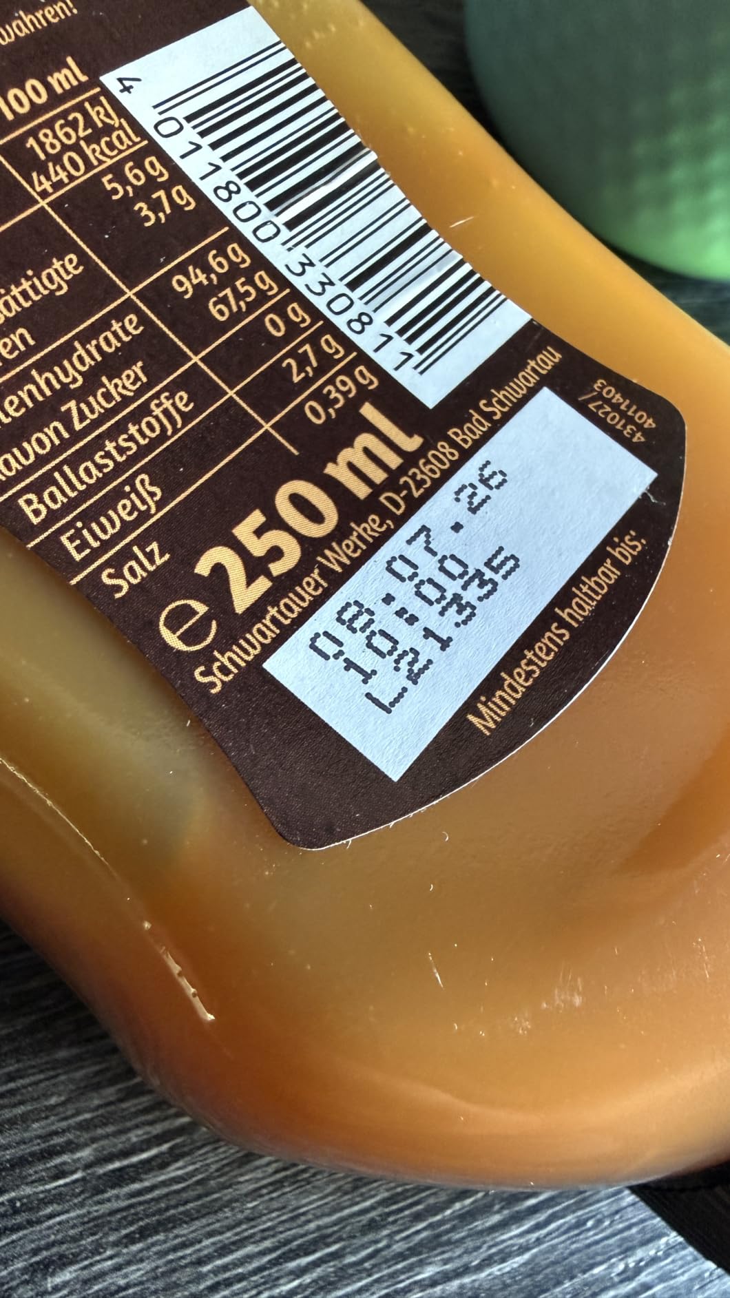 Mir zu süß