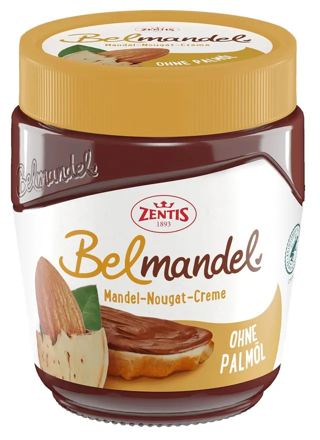 zentis-belmandel-mandel-nougat-creme-300g-ohne-palm-l image 1