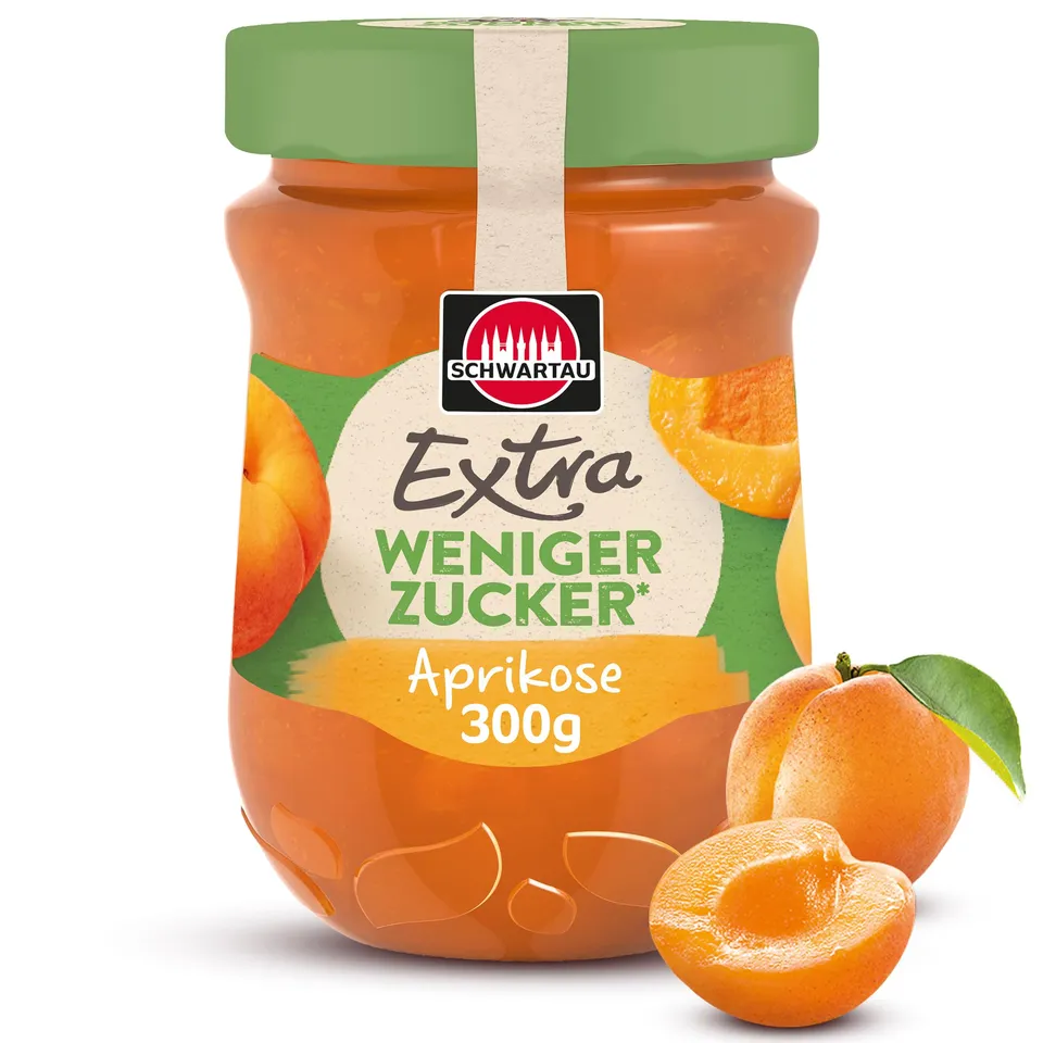 schwartau-extra-weniger-zucker-aprikose-konfit-re-300-g image 1