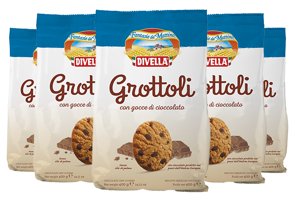 divella-biscotti-frollini-grottoli-gocce-di-cioccolato-butterkekse-mit-schokotro image 1