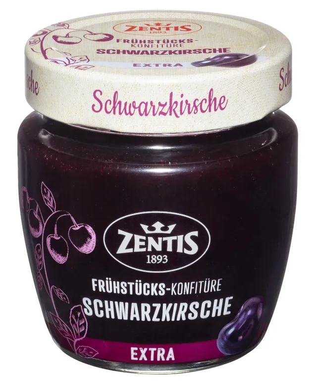 zentis-fr-hst-ckskonfit-re-schwarzkirsche-230g-brotaufstrich image 1