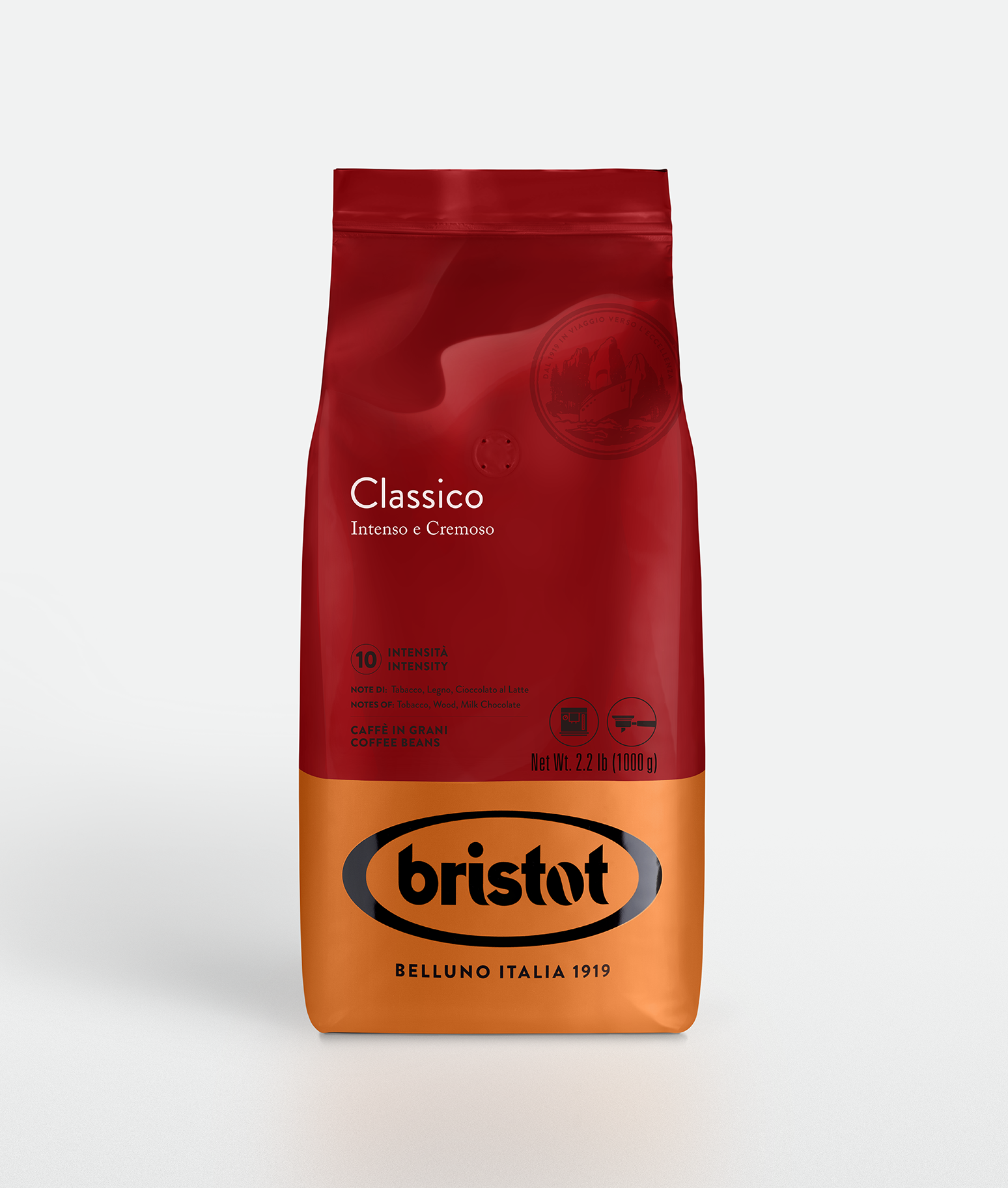 bristot-classico-kaffeebohnen-ganze-bohne image 1