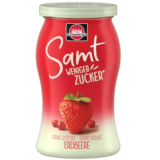 schwartau-samt-weniger-zucker-erdbeere-fruchtaufstrich-255-g image 1