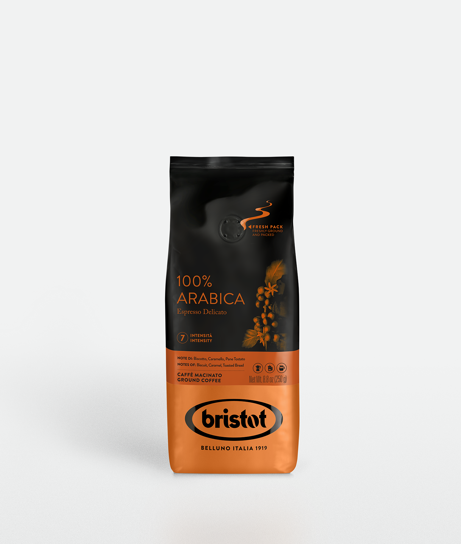 bristot-100-arabica-gemahlener-kaffee image 1