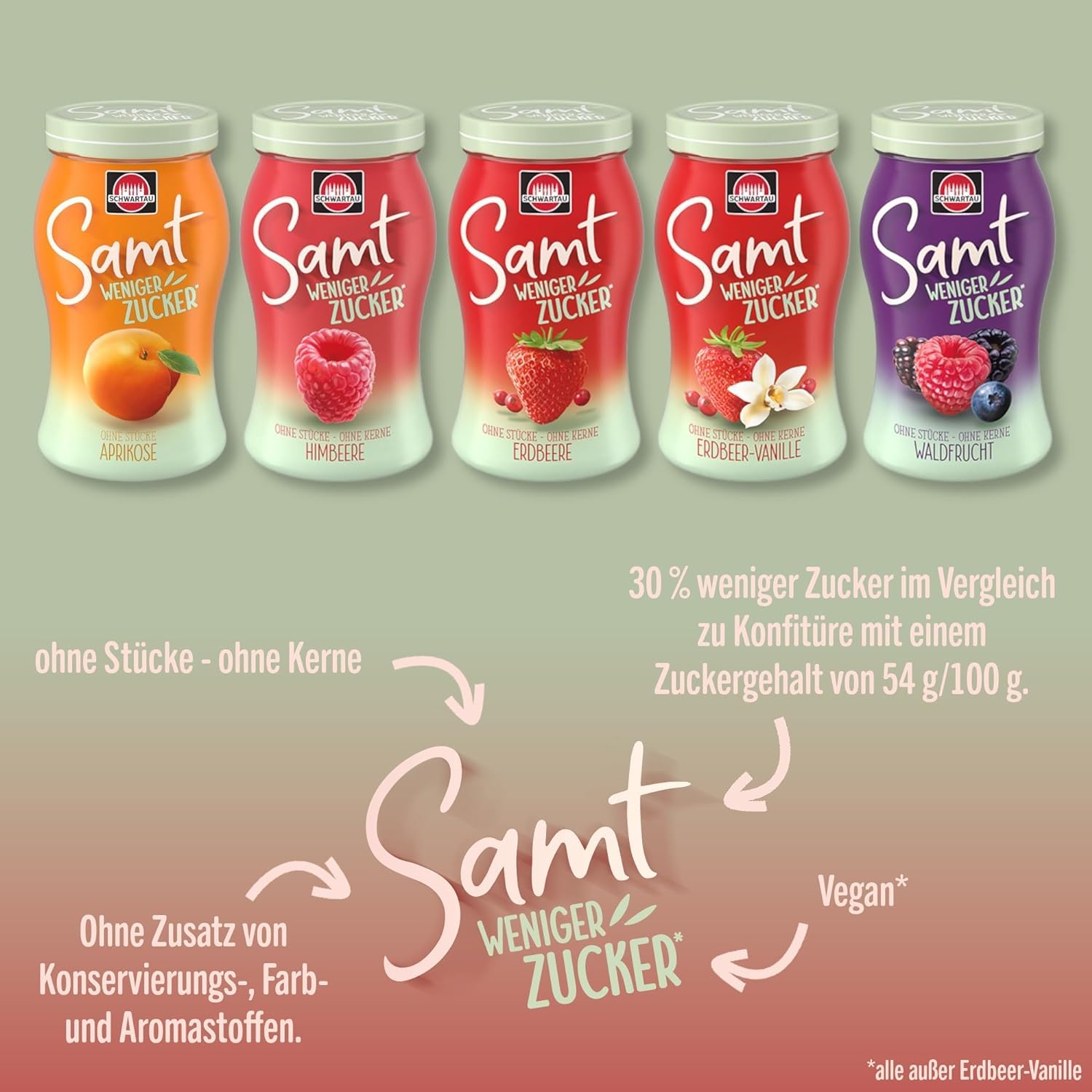 schwartau-samt-weniger-zucker-erdbeere-fruchtaufstrich-255-g image 4