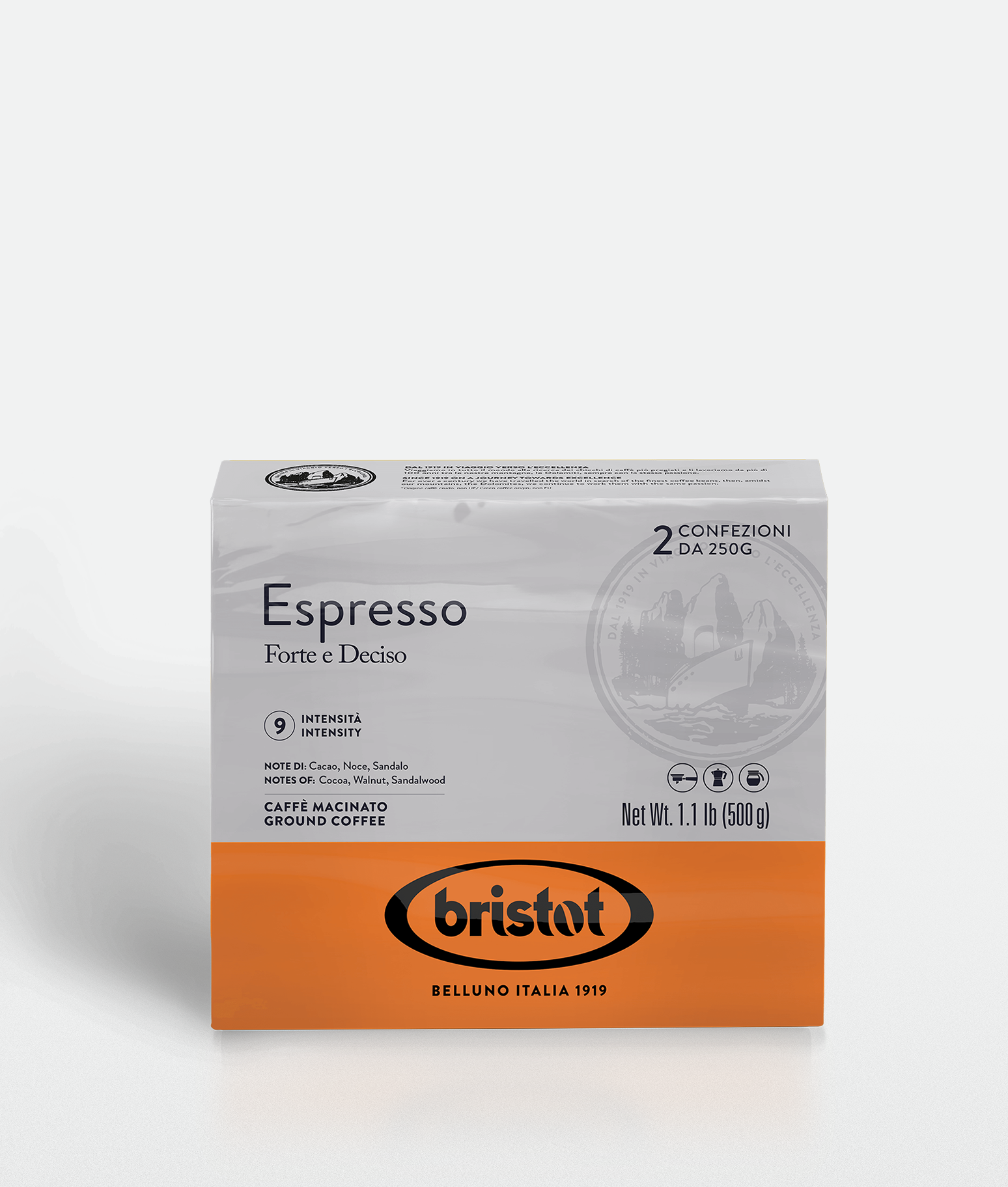 bristot-espresso-gemahlener-kaffee image 1