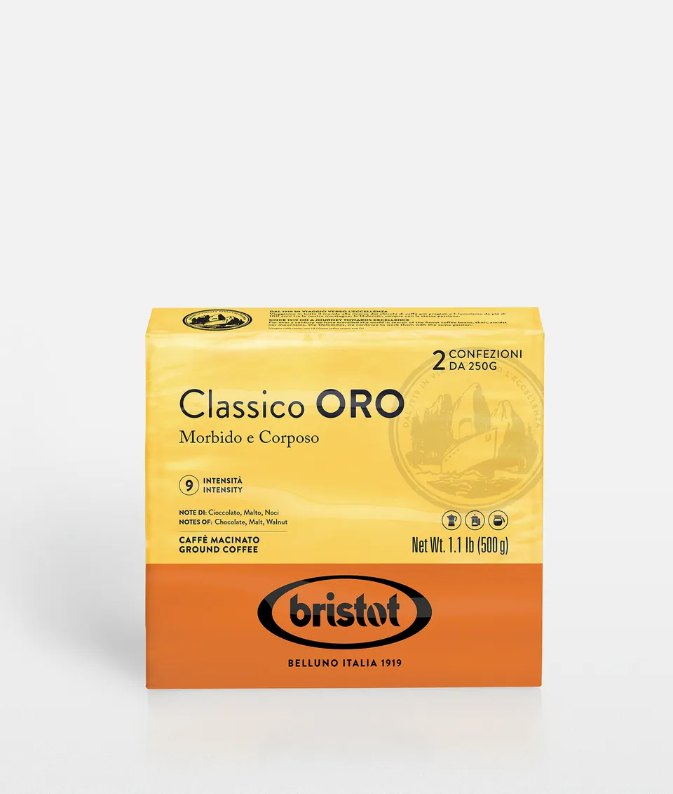 bristot-classico-oro-gemahlener-kaffee image 1