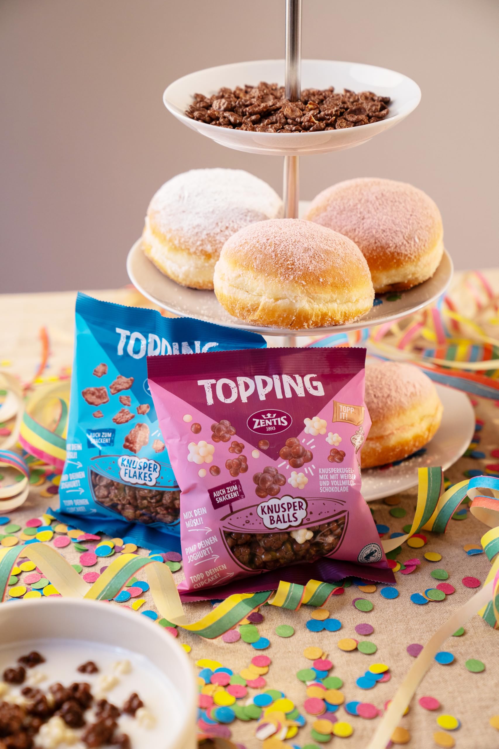 zentis-topping-knusper-balls-wei-e-vollmilchschokolade-100-g image 2