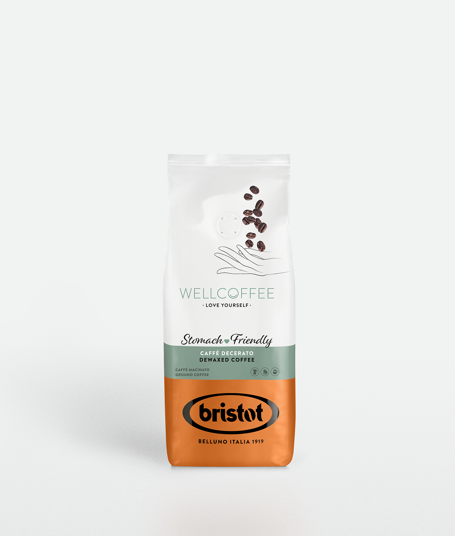 bristot-wellcoffee-stomach-friendly-gemahlener-kaffee image 1
